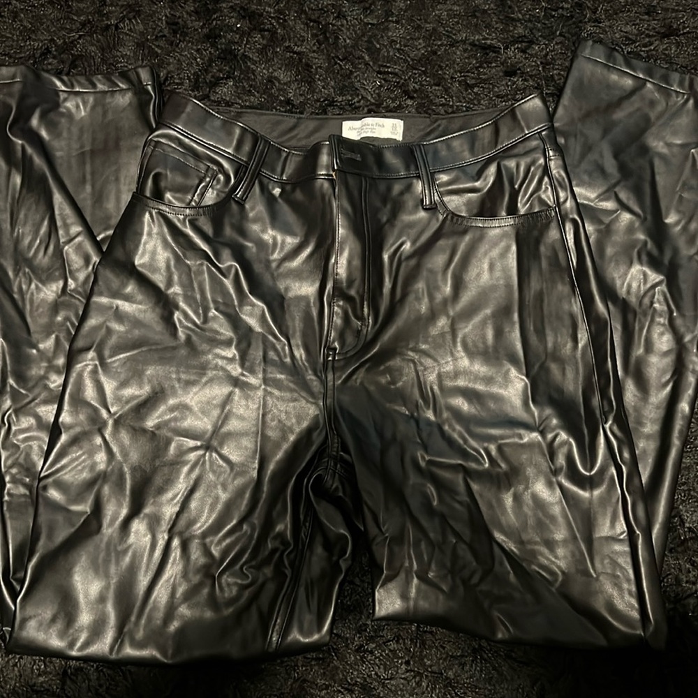 Abercrombie & Fitch Leather Pants